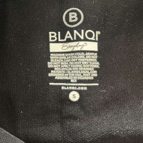 NWT⭐️BLANQI High Waist Everyday MATERNITY🖤Black Pregnancy LEGGINGS💕Small - Picture 13 of 13